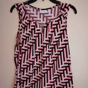 New York & company pullover sleeveless blouse top size medium